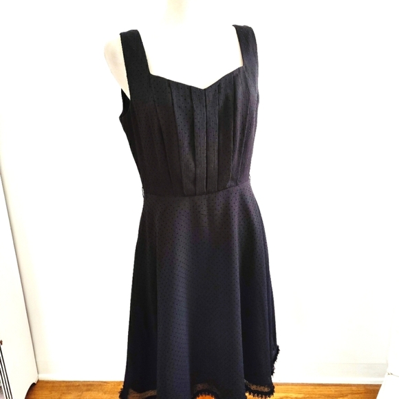 Tahari Cocktail Dress / Black / Size 10 - Picture 1 of 6